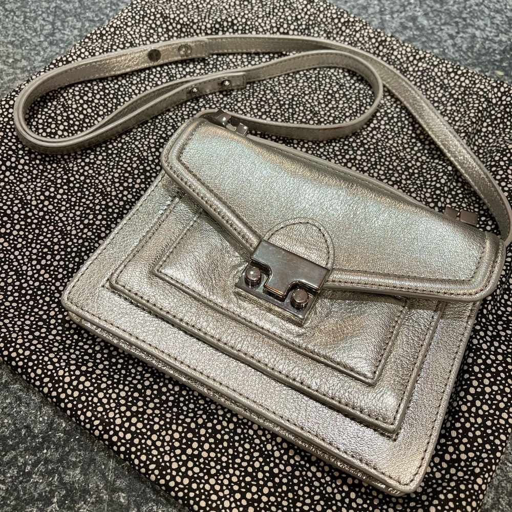 Lorffler Randall Silver Cross Body Purse